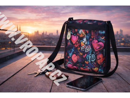 Crossbody kabelka srdce