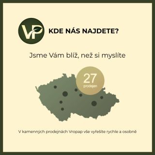 Díky síti 27 kamenných prodejen po celé ČR nás máte blíž, než si možná myslíte. Osobně, rychle, bez zbytečných kroků. ✨ 📍...