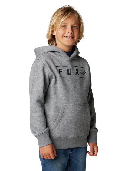 Dětská mikina Fox Yth Pinnacle Po Fleece - Heather Graphite (Velikost YL)