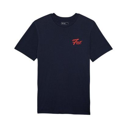 Pánské triko Fox Scripted Ss Prem Tee - Midnight