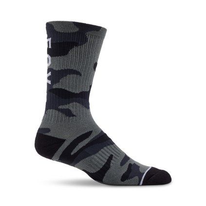 Pánské ponožky Fox Fox Camo Crew Sock - Black Camo
