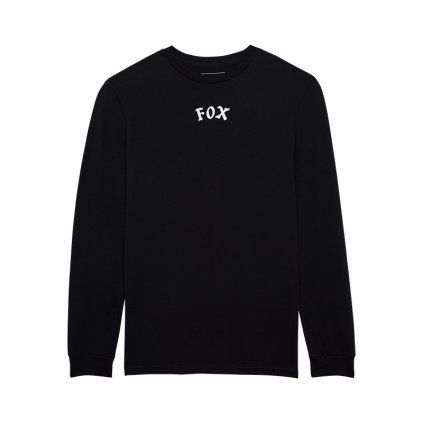 Pánské triko Fox Race Crew Ls Prem Tee - Black