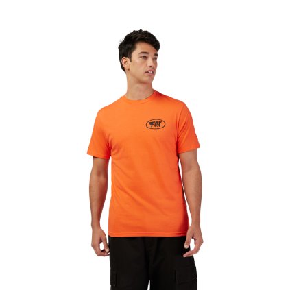 Pánské triko Fox Fox Wing Ss Prem Tee - Blood Orange