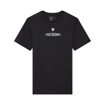 Pánské triko Fox Planet Moto Ss Prem Tee - Black