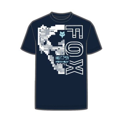 Dětské triko Fox Yth Image Skull Ss Tee - Midnight