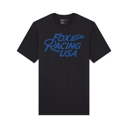 Pánské triko Fox Fox Flag Ss Prem Tee - Black