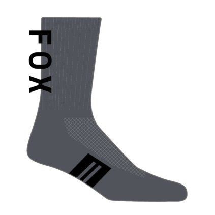 Cyklo ponožky Fox 6" Flexair Merino Sock - Graphite