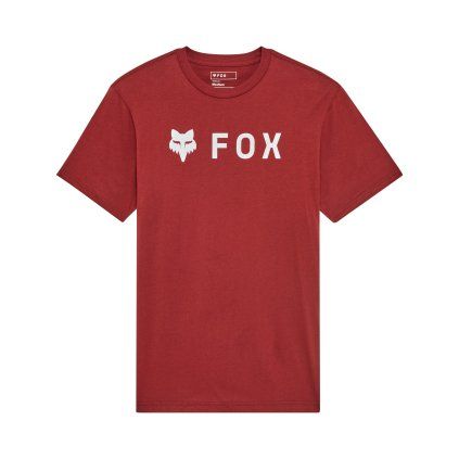 Pánské triko Fox Absolute Ss Prem Tee - Rust