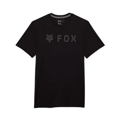 Pánské triko Fox Absolute Ss Tech Tee - Black/Black