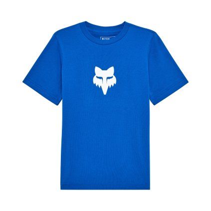 Dětské triko Fox Yth Fox Legacy Ss Tee - Blue