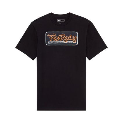 Pánské triko Fox Equipped Ss Prem Tee - Black