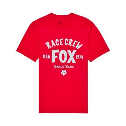 Pánské triko Fox Slogan S Prem Tee - Flame Red
