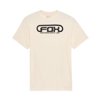 Pánské triko Fox Global Ss Prem Tee - Off White