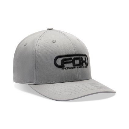 Pánská čepice Fox Global Flexfit Hat - Steel Grey