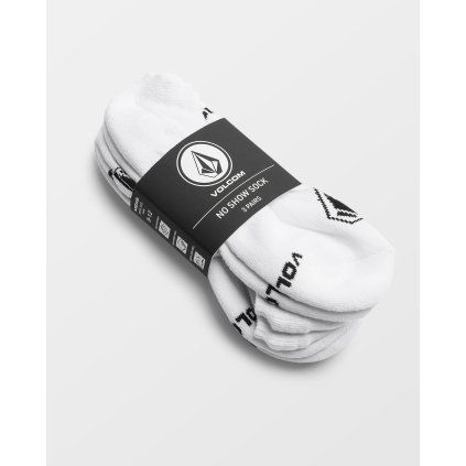 Ponožky Volcom Stones Nshw Sock 3Pk - White