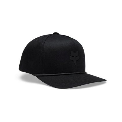 Pánská kšiltovka Fox Fox Head Rope Hat - Black/Black