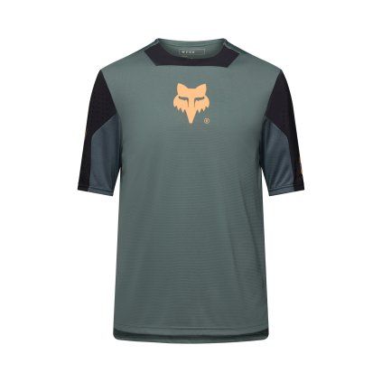 Pánský cyklo dres Fox Defend Ss Jersey Creation - Sage