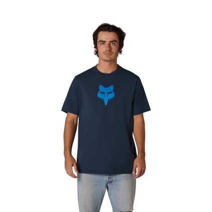 Pánské triko Fox Vision 195 Original Ss Tee - Galaxy Blue