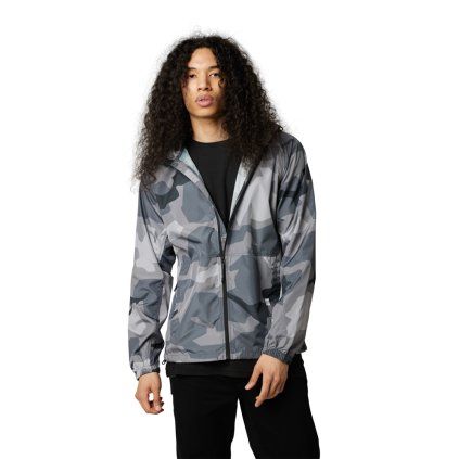 Pánská bunda Fox Geology Camo Windbreaker (Velikost S)