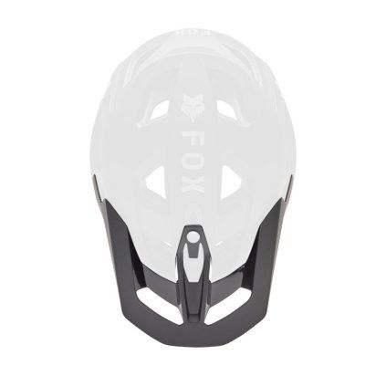 Náhradní kšilt Fox Speedframe Visor - Solid (Barva Black)