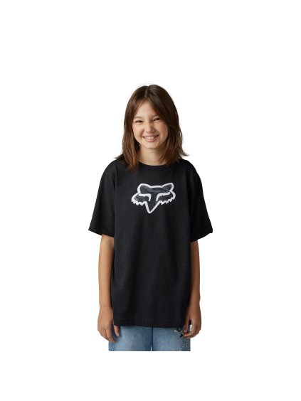 Dětské triko Fox Youth Vzns Camo Ss Tee - Black (Velikost YL)