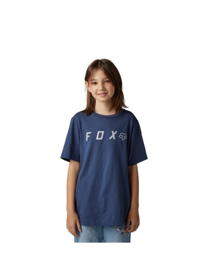 Dětské triko Fox Yth Absolute Ss Tee - Deep Cobalt (Velikost YL)