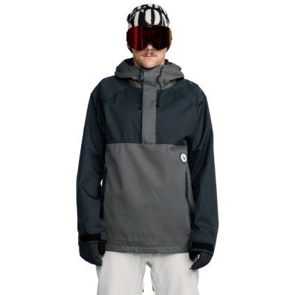 Pánská zimní bunda Volcom Hossegor 20K Pullover (Velikost L, Barva Black)