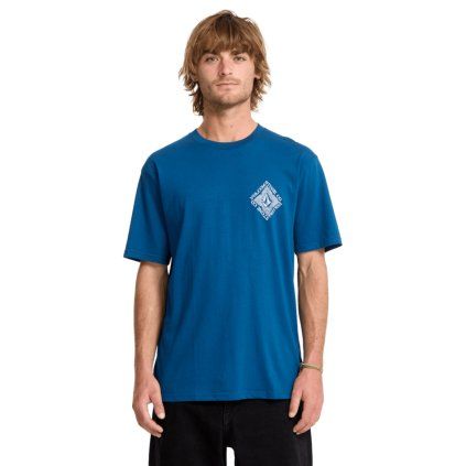 Pánské triko Volcom Obtical Bsc Sst (Velikost L, Barva Cosmic Blue)