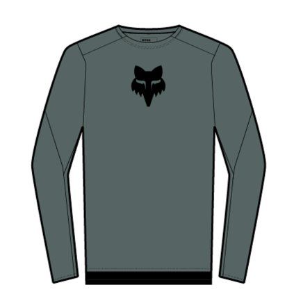 Pánský cyklo dres Fox Ranger Ls Jersey Fox Head - Sage