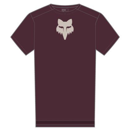 Pánský cyklo dres Fox Ranger Ss Jersey Fox Head - Dark Maroon