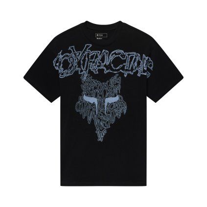 Pánské triko Fox Abyss Heavyweight Ss Tee - Black