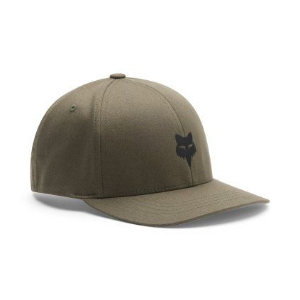 Dětská čepice Fox Yth Fox Head 110 Sb Hat - Olive Green