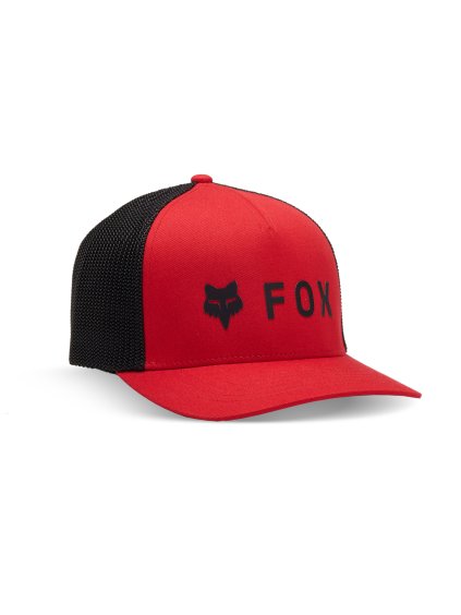 Pánská kšiltovka Fox Absolute Flexfit Hat - Flame Red (Velikost L/XL)