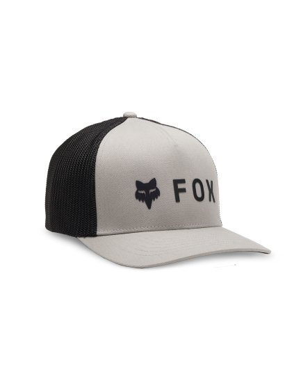 Pánská kšiltovka Fox Absolute Flexfit Hat - Steel Grey (Velikost L/XL)