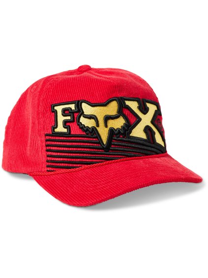 8343 panska ksiltovka fox burm snapback hat flame red