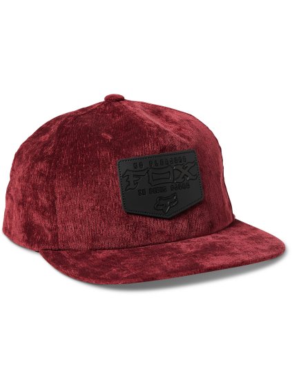 8625 panska ksiltovka fox fixated sb hat dark maroon