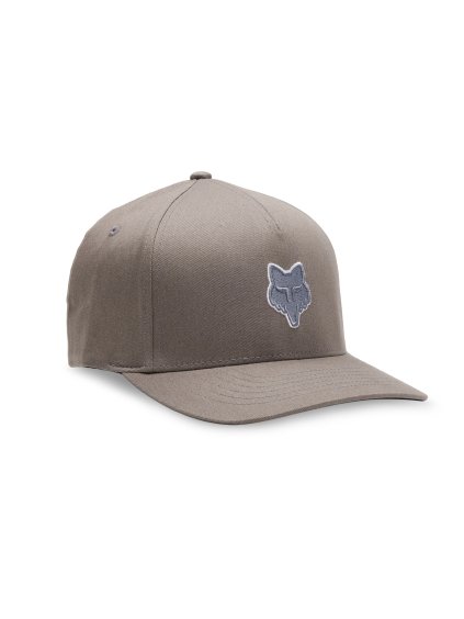 Pánská kšiltovka Fox Fox Head Flexfit Hat - Steel Grey (Velikost L/XL)