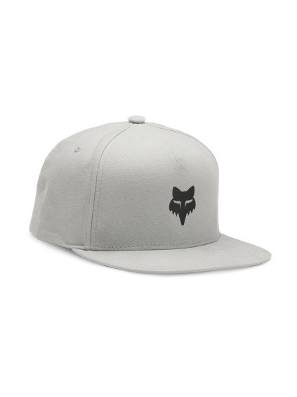 9691 panska ksiltovka fox fox head snapback hat steel grey