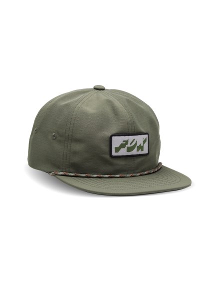 9424 panska ksiltovka fox leo adjustable hat olive green