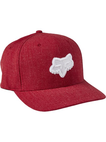 Pánská kšiltovka Fox Racing Transposition Flexfit Hat Flame Red (Velikost L/XL)