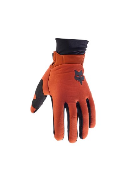 Pánské rukavice Fox Defend Thermo Glove - Burnt Orange (Velikost L)