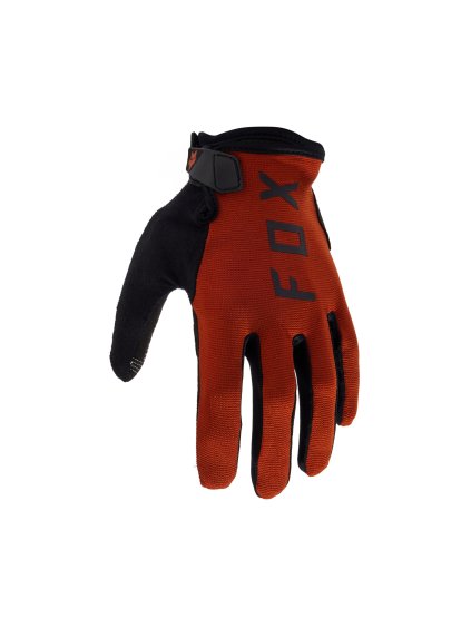 Pánské rukavice Fox Ranger Glove Gel - Burnt Orange (Velikost L)
