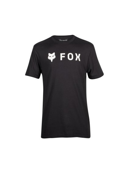 Pánské triko Fox Absolute Ss Prem Tee - Black (Velikost 2X)