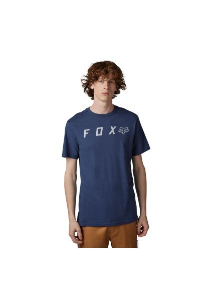 Pánské triko Fox Absolute Ss Prem Tee - Deep Cobalt (Velikost L)