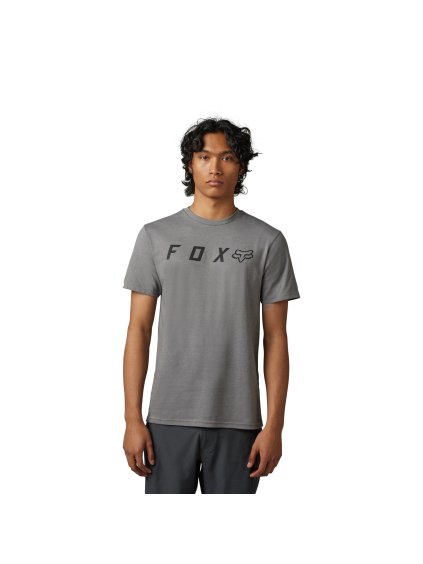 Pánské triko Fox Absolute Ss Prem Tee - Heather Graphite (Velikost 2X)