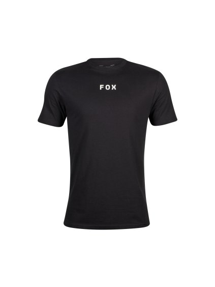 Pánské triko Fox Flora Ss Prem Tee - Black (Velikost 2X)