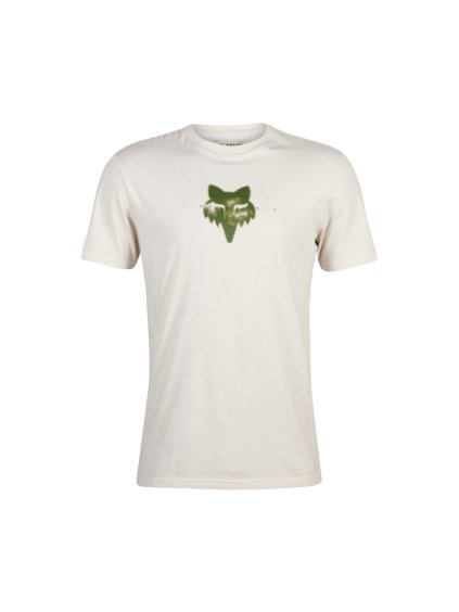 Pánské triko Fox Inorganic Ss Prem Tee - Vintage White (Velikost 2X)