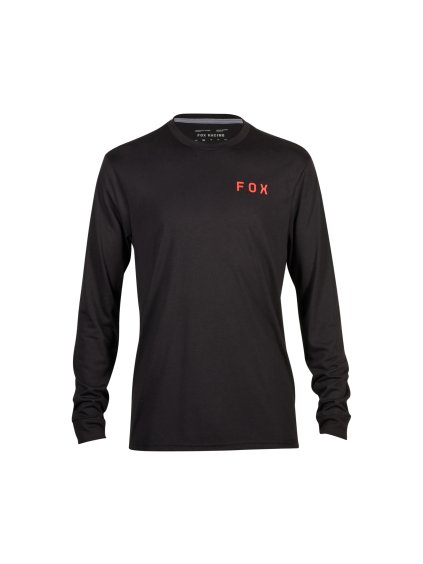 Pánské triko Fox Magnetic Ls Tech Tee - Black (Velikost 2X)
