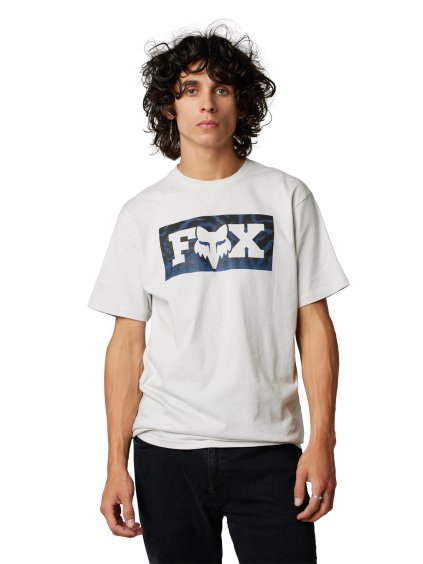 Pánské triko Fox Nuklr Ss Prem Tee - Light Grey (Velikost L)