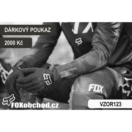 Dárkový poukaz 2000 Kč - do e-mailu